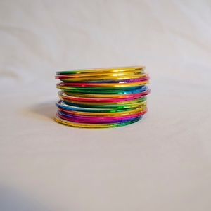 Rainbow Metal Bangles